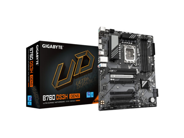 Gigabyte MB B760 DS3H GEN5 LGA1700; 4xDDR5;2xM.2 Gigabyte MB B760 DS3H GEN5 LGA1700; 4xDDR5;2xM.2