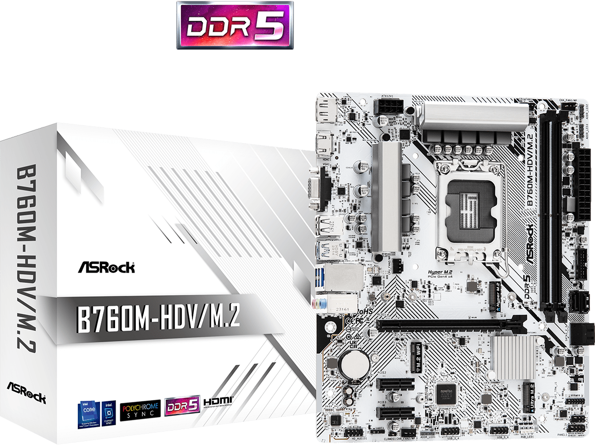 ASROCK MB B760-HDV/M.2B760