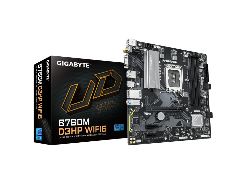 Gigabyte MB B760M D3HP WIFI6 LGA1700; 4xDDR5; 2xM.2