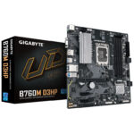 Gigabyte MB B760M D3HP LGA1700; 4xDDR5; 2xM.2