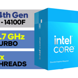 Intel Core i3-14100F3.5GHz 12MB L3 LGA1700 BOXRaptor Lake