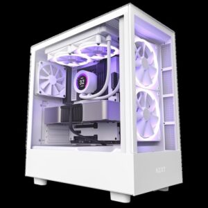 NZXT CASE H5 ELITE WHITE Mini-ITX