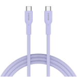 CANYON cable OnWire 60CL C-C 60W COLOR Braided 1m Purple