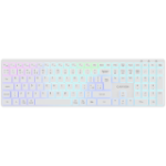 CANYON keyboard HKB-W11 UK/US RGB Dual Mode Wireless White
