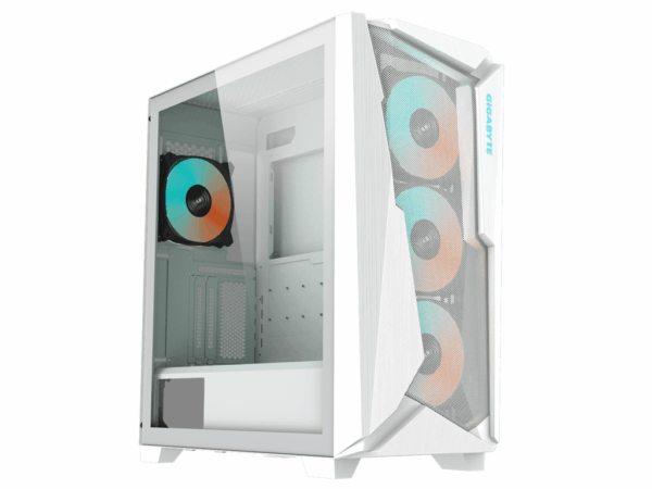 Gigabyte CASE C301G White3xARGB fans(1xRear; 3xFront)GPU H : 400mm; Dust filter Gigabyte CASE C301G White3xARGB fans(1xRear; 3xFront)GPU H : 400mm; Dust filter