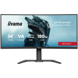IIYAMA Monitor LED GCB3484WQSU-B1 34" VA 1500R 3440 x 1440 180Hz 21:9 500 cd 4000:1 0.4ms HDMI DP USB HUB Full Ergo IIYAMA Monitor LED GCB3484WQSU-B1 34" VA 1500R 3440 x 1440 180Hz 21:9 500 cd 4000:1 0.4ms HDMI DP USB HUB Full Ergo