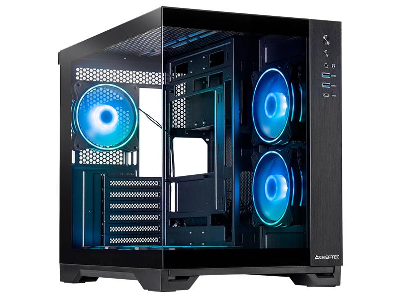 Chieftec Visio Dual Case6x120mm A-RGB