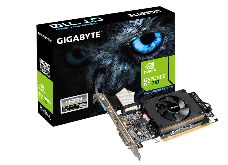 GIGABYTE VGA GV-N710D3-2GL 2.0nVidia GeForce GT 7102GB DDR3 64bit;VGA