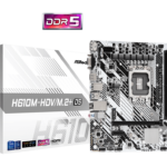 ASROCK MB H610M-HDV/M.2+ D5Intel H610;2xDDR5;VGA