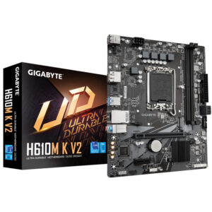 Gigabyte MB H610M K V2 DDR5LGA1700; 2xDDR5; M.2; 2xSATA;6xUSB; DP