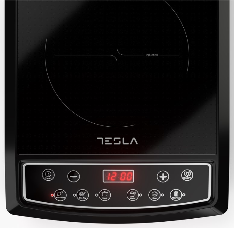 TESLA Indukcijski rešo IC200BSnaga 1500 W; Push dugmići; 8 nivoa snage i temperature; 6 prog kuh