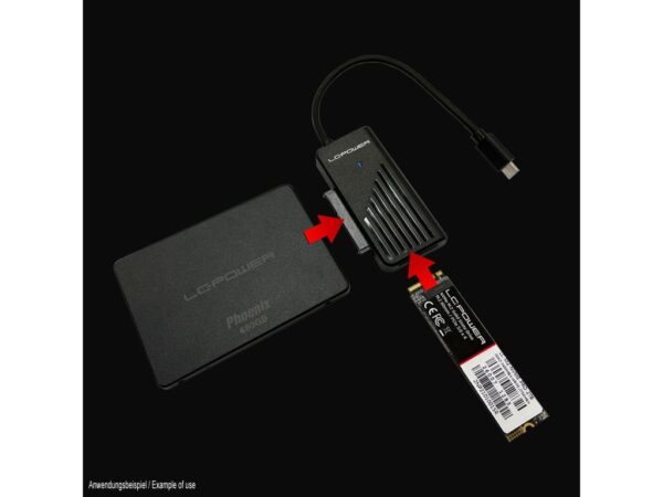 LC-Power Adapter za SATA NVMERaznovrsne opcije povezivanja2.5" ili 3.5" adapter LC-Power Adapter za SATA NVMERaznovrsne opcije povezivanja2.5" ili 3.5" adapter