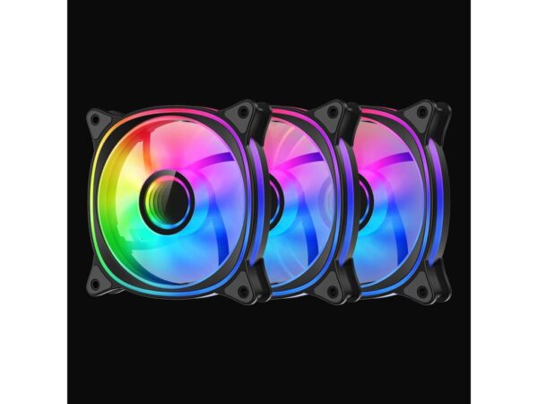 LC-Power LC-CF-120-ARGB-KIT-B set 3x 120mm ARGB fan LC-Power LC-CF-120-ARGB-KIT-B set 3x 120mm ARGB fan