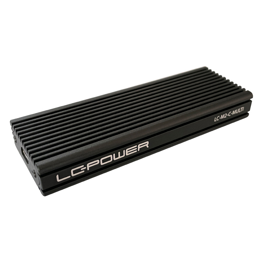 LC-Power LC-M2-C-MULTI-2USB 3.2 Gen. 2x1 Type C M.2SSD Enclosure