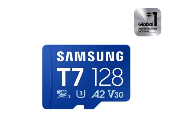 Samsung Micro SD 128GB T7Up to 170MBs Samsung Micro SD 128GB T7Up to 170MBs