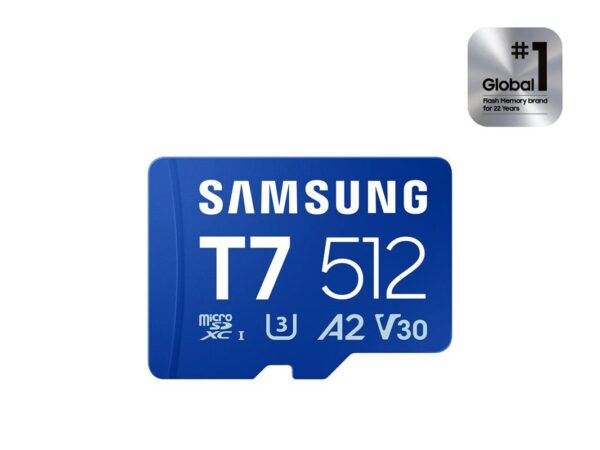 Samsung Micro SD 512GB T7Up to 170MBs Samsung Micro SD 512GB T7Up to 170MBs