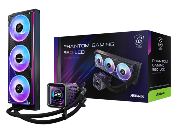 ASROCK 360 A-RGB LCD AIOLiquid Cooler ASROCK 360 A-RGB LCD AIOLiquid Cooler