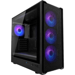 RYZE CHALLENGER CH500 Mesh 4F 4xARGB Fan ATX, Black - Slika 2