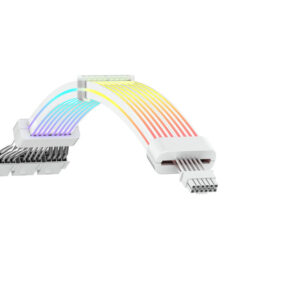 RYZE ARGB Napojni kabl za VGA6pin 3x6+2Pin to 12VHPWRWhite - Slika 1