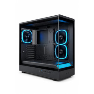 RYZE HEROIC HC500 3F Black1xARGB fan + 2x ARGB Reverse ATX, tempered glass - Slika 2