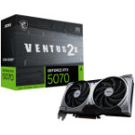 MSI Video Card Nvidia GeForce RTX 5070 12G VENTUS 2X OC (12GB GDDR7/192bit