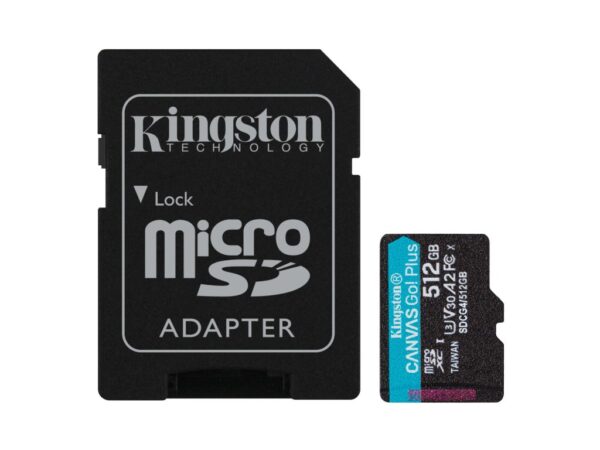 Kingston microSD 512GBCanvasGoPlus Kingston microSD 512GBCanvasGoPlus
