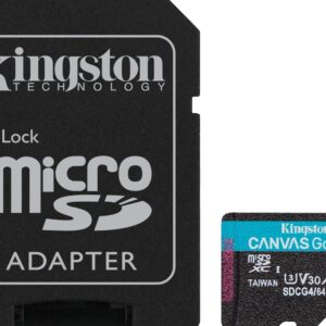 Kingston microSD 64GBCanvasGoPlus