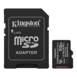 Kingston microSD 512GB Class10Canvas Select Plus150MBs Read