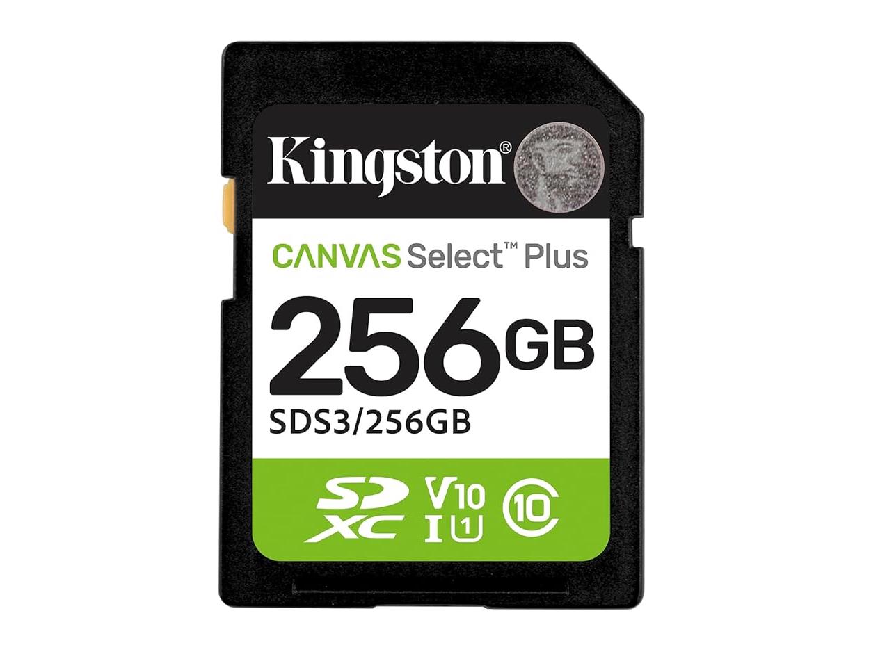 Kingston SDHC 256GB Class 10Canvas Select Plus150 MBs