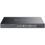 TP-Link SG3428MP Omada 28-Port Gigabit L2+ Managed Switch with 24× Gigabit 802.3af/at PoE+ ports and 4× Gigabit SFP slots