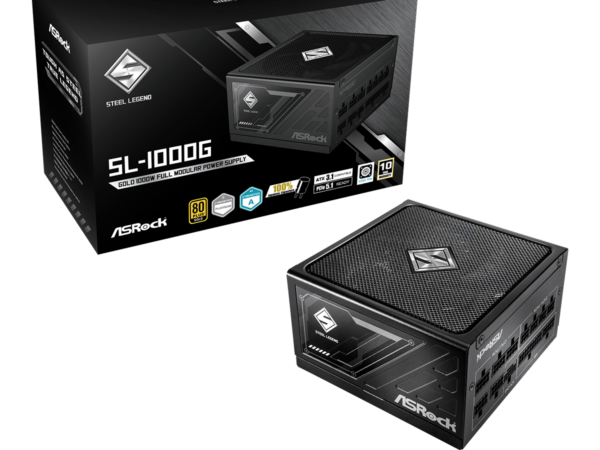 ASROCK PSU 1000W Gold Steel LFully Modular ASROCK PSU 1000W Gold Steel LFully Modular