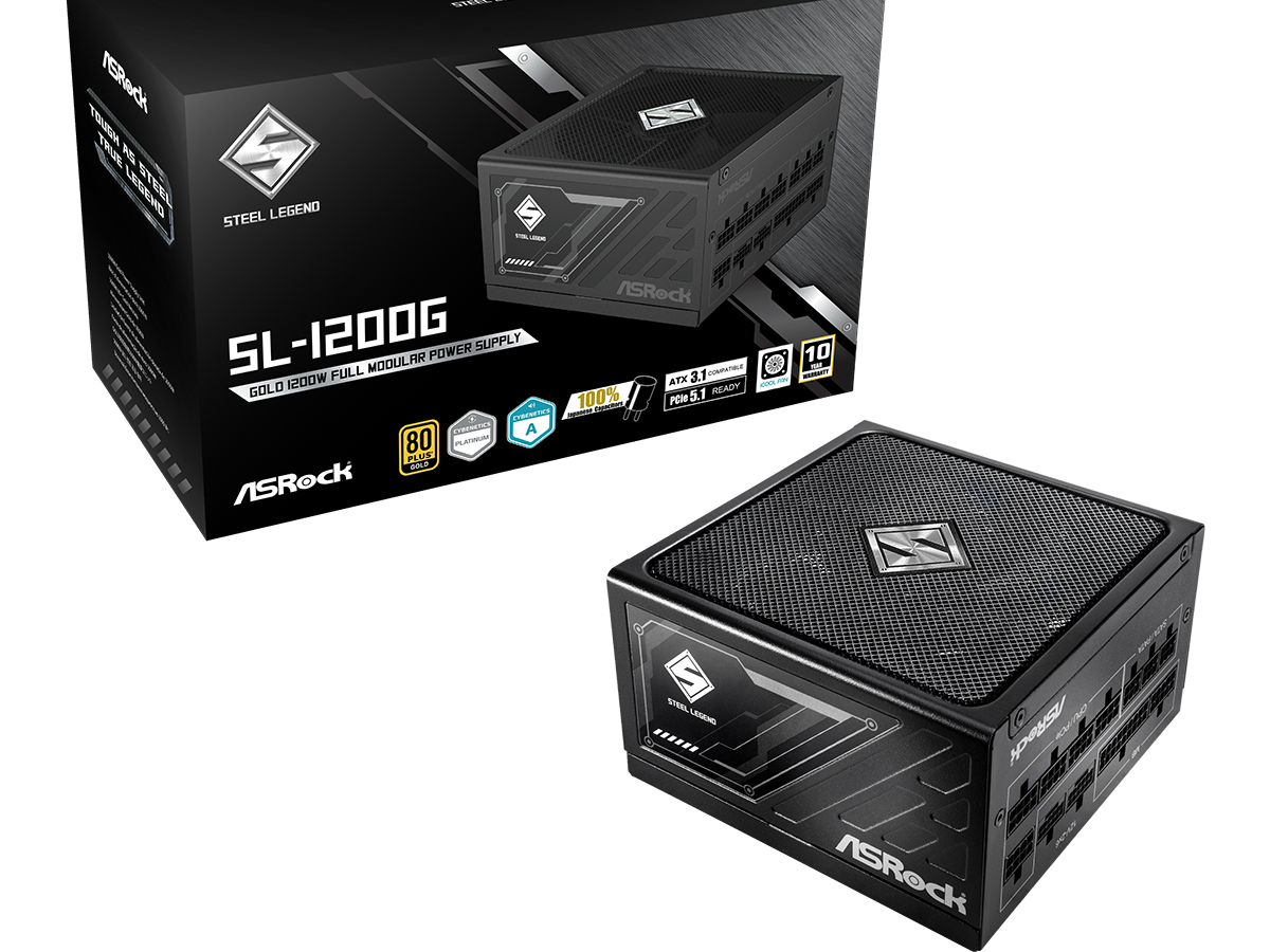 ASROCK PSU 1200W Gold SLFully Modular