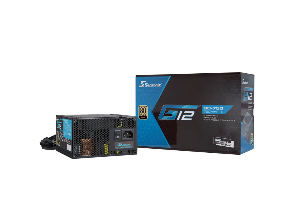 Seasonic G12 GC80 750W Gold PC ATX 80 PLUS Gold Active 12 cm