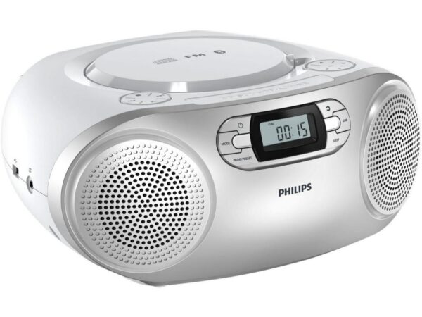 Philips TAZ2000 CD SoundmachinCD; CD-R; CD-RW; FM Antena;BT; USB; izlazna snaga (RMS) 3WX2; siva Philips TAZ2000 CD SoundmachinCD; CD-R; CD-RW; FM Antena;BT; USB; izlazna snaga (RMS) 3WX2; siva