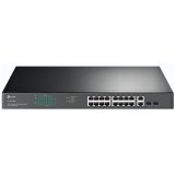18-port gigabit Unmanaged switch with 16 PoE+ ports