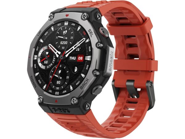 Amazfit T REX 3 Lava 1.5" AMOLED; 27 days battery life; GPS; 100 ATM vodootporan Amazfit T REX 3 Lava 1.5" AMOLED; 27 days battery life; GPS; 100 ATM vodootporan