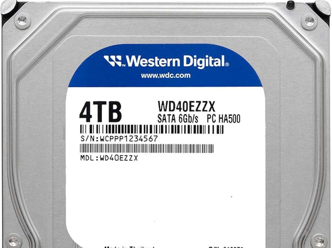WD HDD 4TB SATA3 128MBBlue