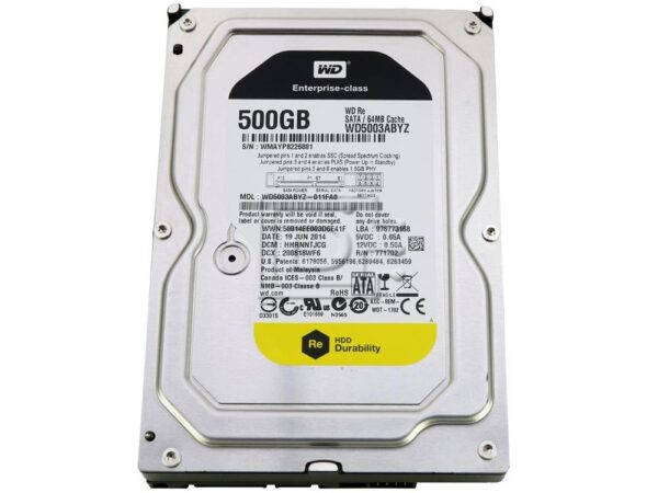 WD HDD 500GB SATA3 64MB7200 RPM WD HDD 500GB SATA3 64MB7200 RPM