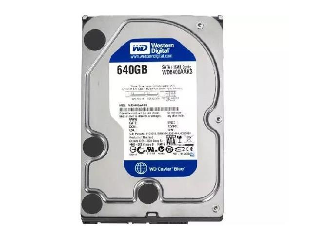 WD HDD 640GB SATA2 16MB Pull7200RPM Caviar Blue