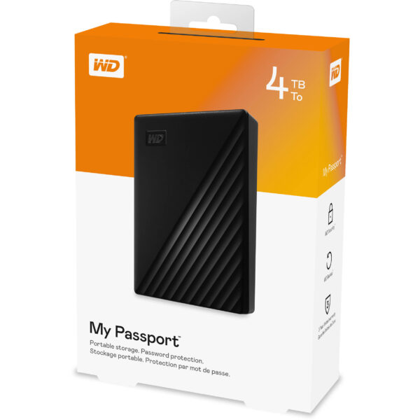 WD HDD 4TB My Passport Blackexternal HDD WD HDD 4TB My Passport Blackexternal HDD