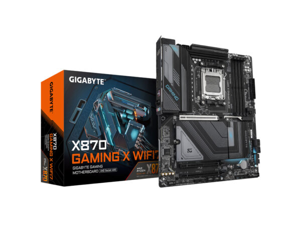 Gigabyte MB X870 GamingX WIFI7AM5; 4xDDR5; 3xM.2; 4xSATA10xUSB; WIFI 7; ATX; RAID; Bluetooth Gigabyte MB X870 GamingX WIFI7AM5; 4xDDR5; 3xM.2; 4xSATA10xUSB; WIFI 7; ATX; RAID; Bluetooth
