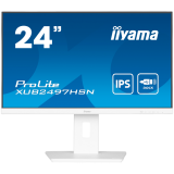 IIYAMA Monitor LED XUB2497HSN-W2 23.8" IPS 1920 x 1080 @100Hz 16:9 300 cd/m² 1300:1 1ms HDMI DP USB-C 65W RJ45 height