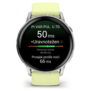 Sat GARMIN Venu 4 45mm Gray Silver Citron - Slika 1
