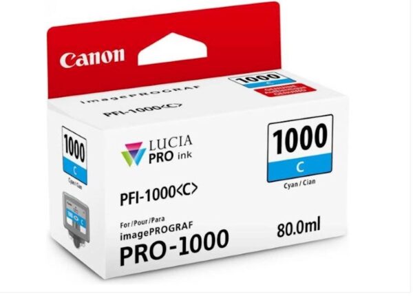 Tinta CANON PFI-1000 CYAN Tinta CANON PFI-1000 CYAN