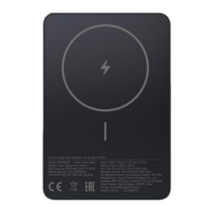 Xiaomi SuperSlim PB 5000 mAh crni USB-C x1