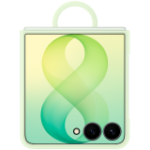 Samsung Galaxy Flip8 Silicone Ring Magnet Case Green