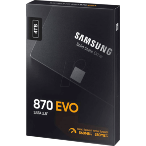 Samsung SSD 4TB 870 EVO2.5'' SATA3;V-NAND MLC560MB/s read