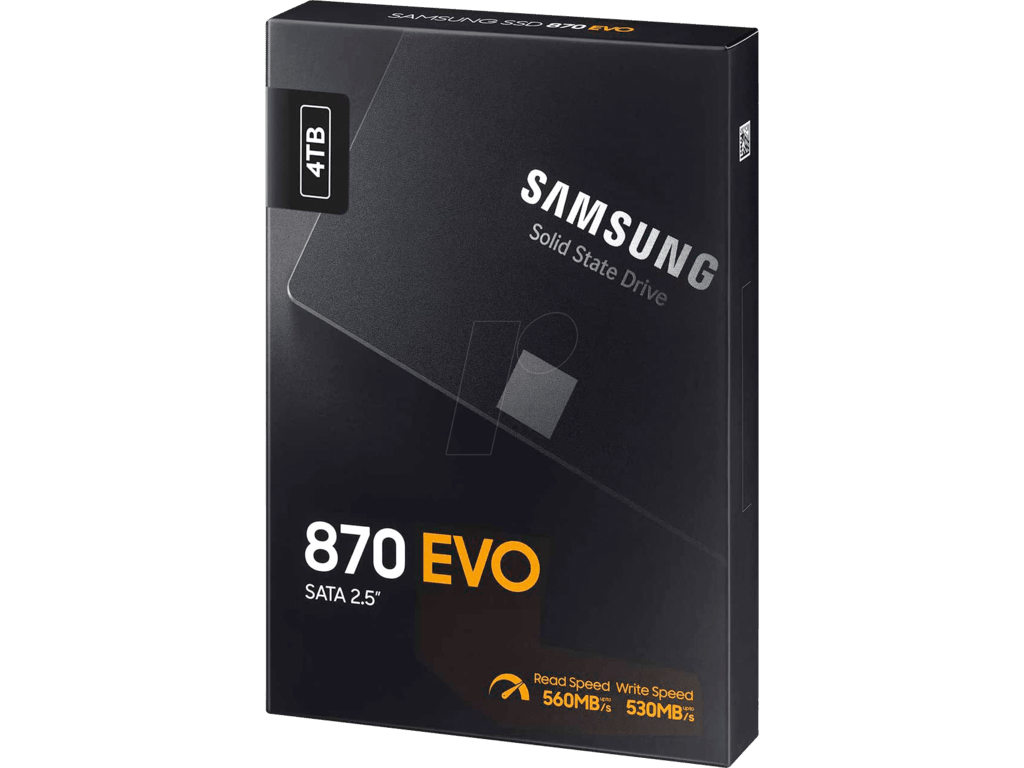 Samsung SSD 4TB 870 EVO2.5'' SATA3;V-NAND MLC560MB/s read