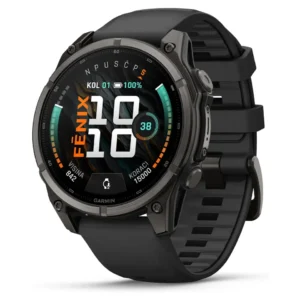 GARMIN Fenix 9 47 mm AMOLED Carbon Gray DLC Titanium Black Silicone - Slika 3