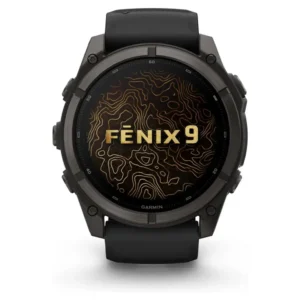 GARMIN Fenix 9 51 mm AMOLED Carbon Gray DLC Titanium Black Silicone - Slika 1